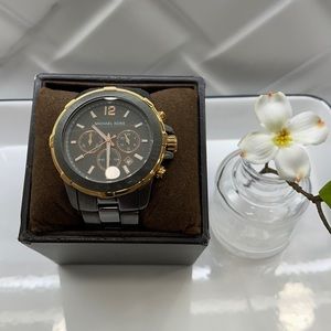 Authentic Michael Kors Gunmetal Unisex Watch